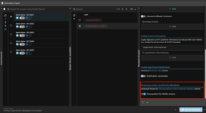Screenshot der Gateway-Seite "Metadata Ingest" mit Hinweis auf Funktion, Daten f&uuml;r Staffel zu speichern